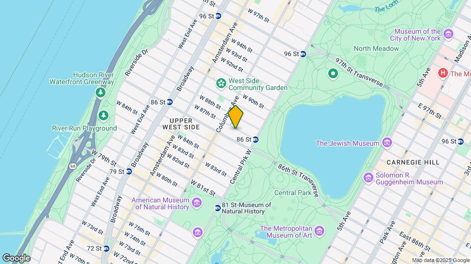 40 W 87th St Mapa y Detalles de la Ubicación