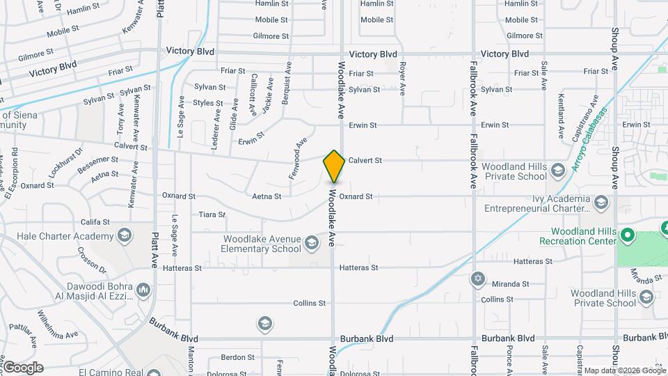 6016 Woodlake Ave Mapa y Detalles de la Ubicación