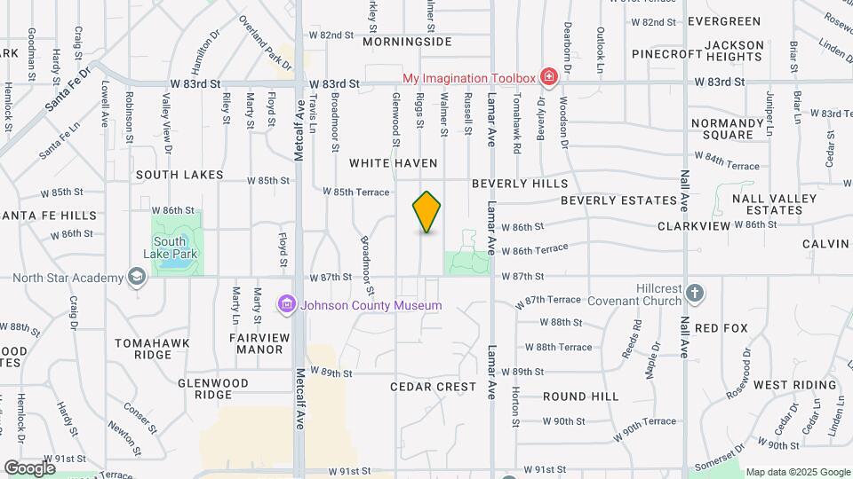 8607 Riggs St Map and Location Details