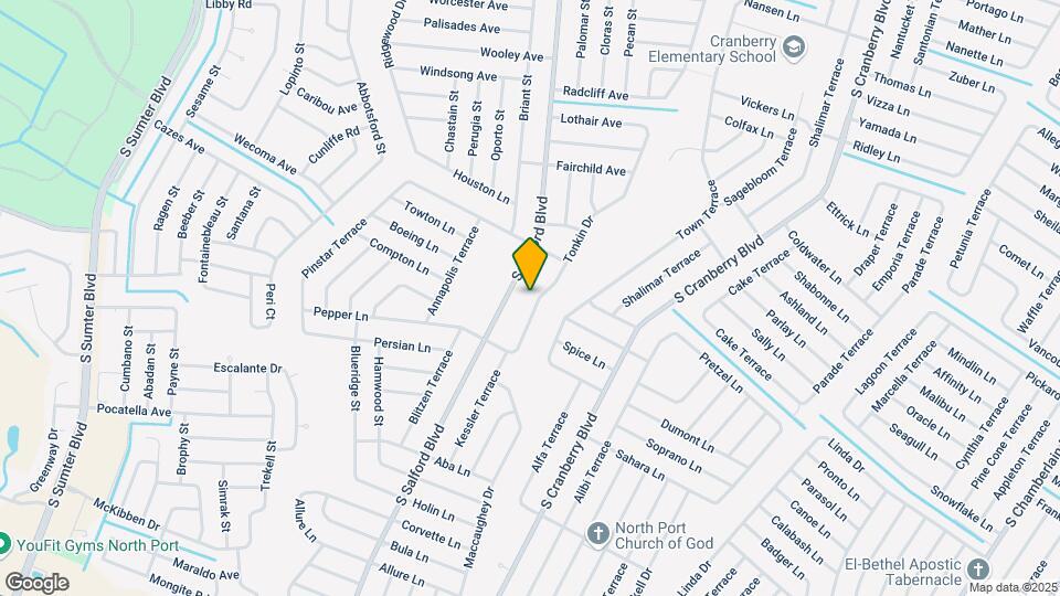 3687 Tonkin Dr Map and Location Details