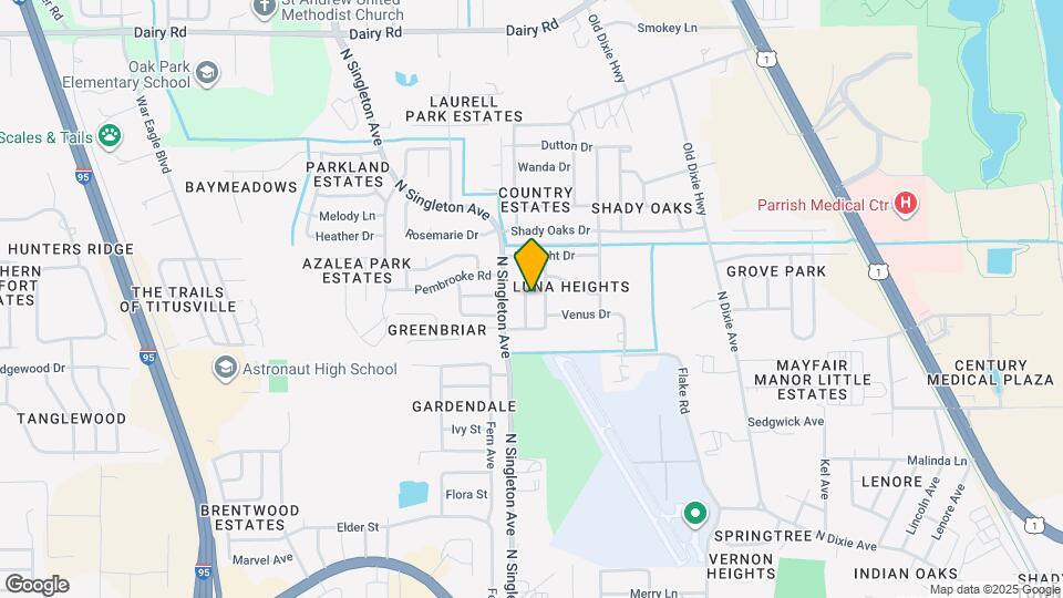 945 Luna Terrace Map and Location Details