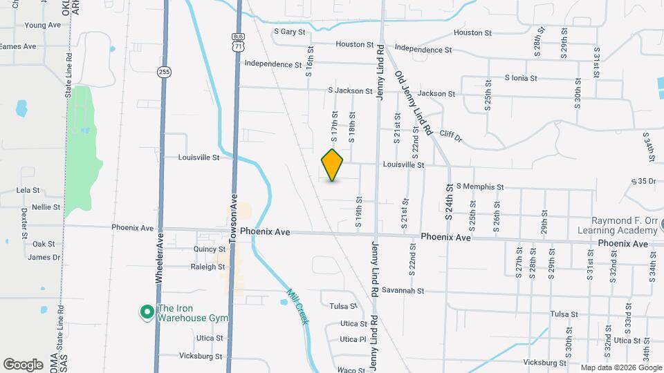 1627 Osage St Map and Location Details