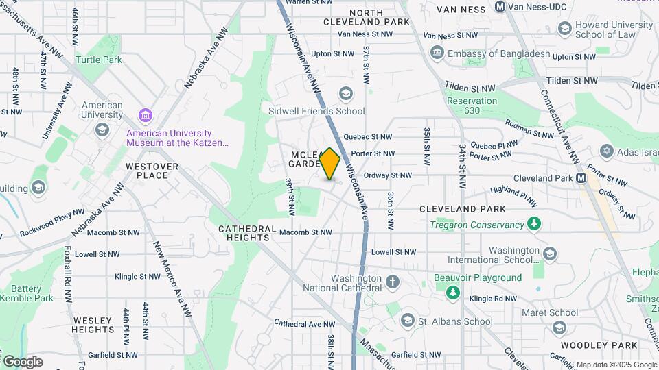 3410 38th St NW Map and Location Details