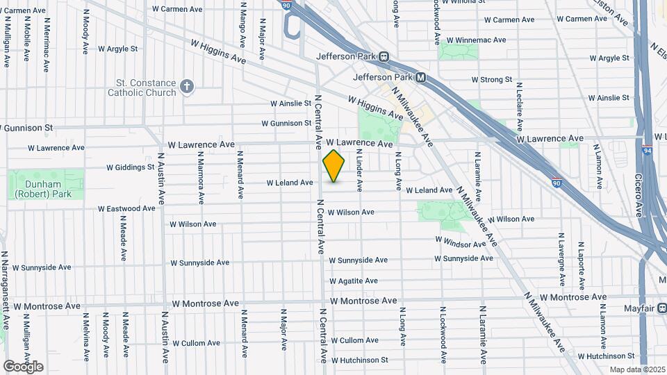 5542 W Leland Ave, Unit 1A Map and Location Details