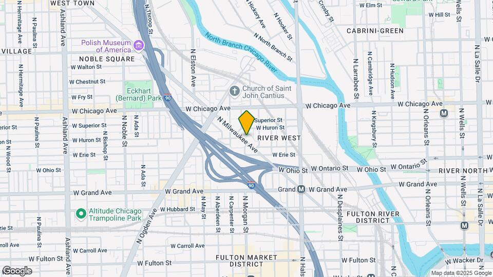 691-695 N Milwaukee Ave Mapa y Detalles de la Ubicación