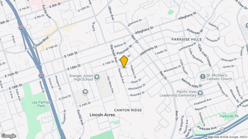 2332 Westwood St Mapa y Detalles de la Ubicación