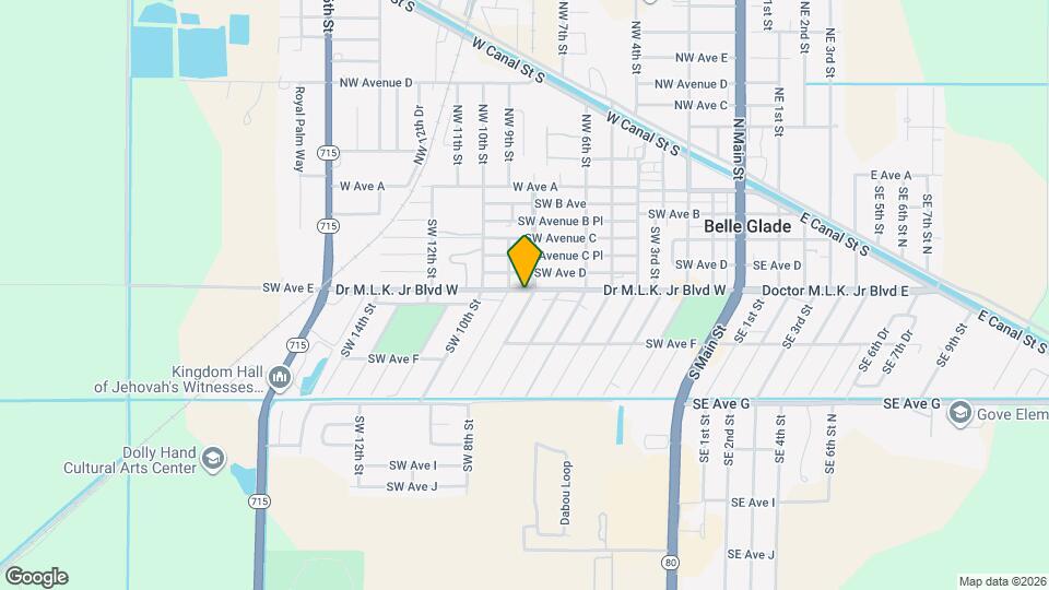 802 Dr Martin Luther King Jr Blvd W, Unit 1 Map and Location Details