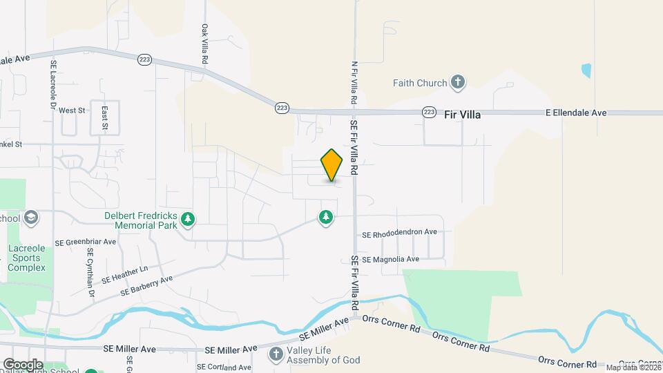 1856 SE Blueberry St Map and Location Details