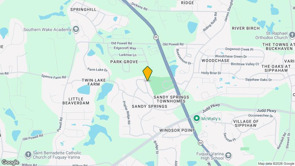 1620 Balfour Downs Cir Map and Location Details