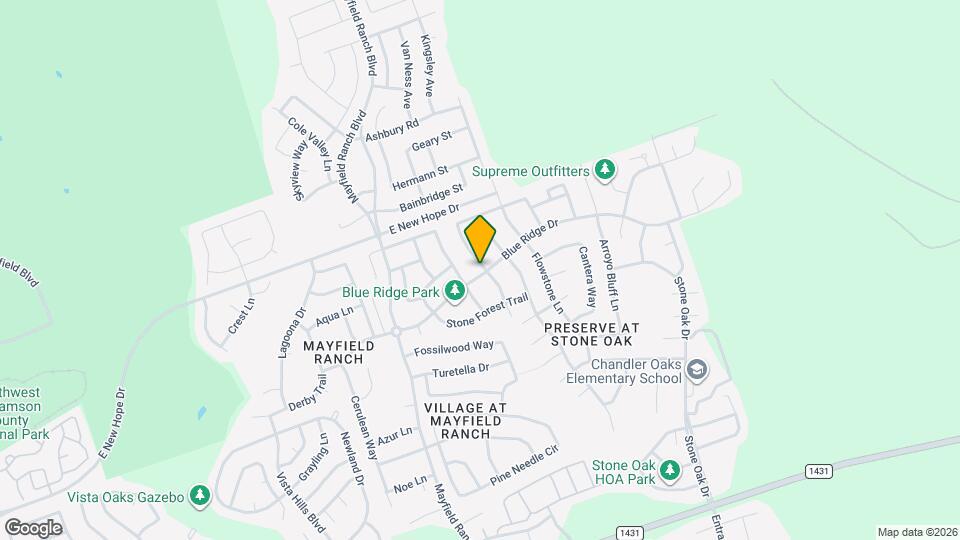 3618 Spring Canyon Trail Map and Location Details