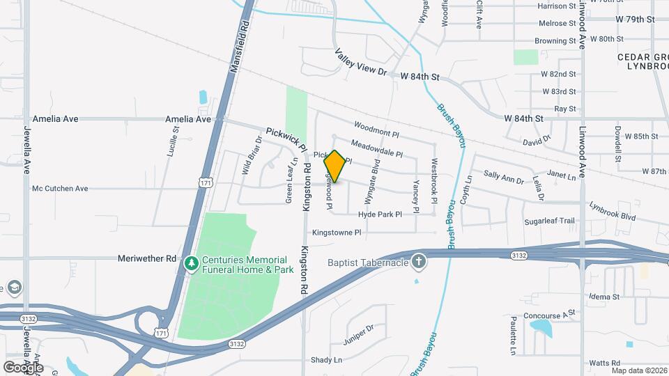 8805 Edgewood Pl Map and Location Details