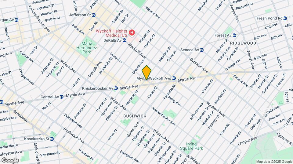 276 Irving Ave Map and Location Details