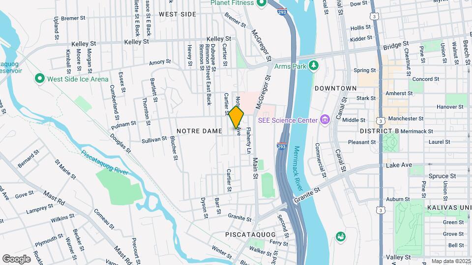 202 Notre Dame Ave Mapa y Detalles de la Ubicación