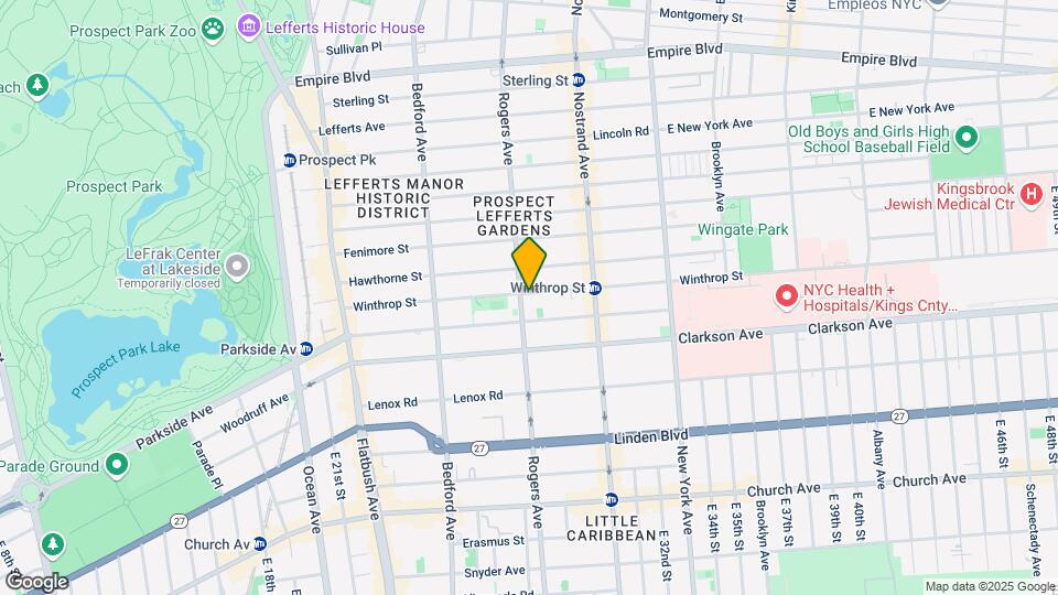 605 Rogers Ave Mapa y Detalles de la Ubicación