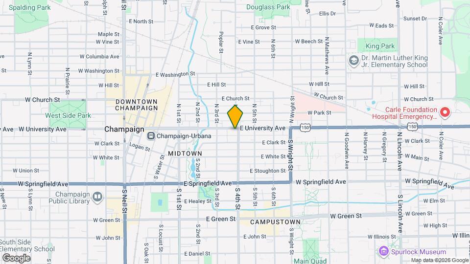 315 E University Ave Mapa y Detalles de la Ubicación