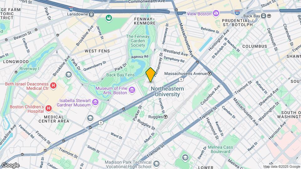 212 Hemenway St, Unit 4 Mapa y Detalles de la Ubicación