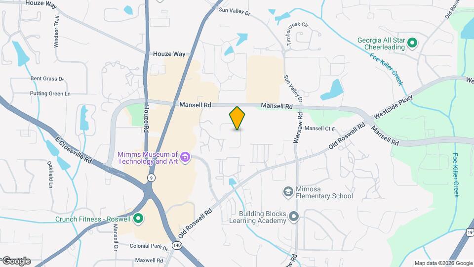 112 Roswell Commons Way Map and Location Details