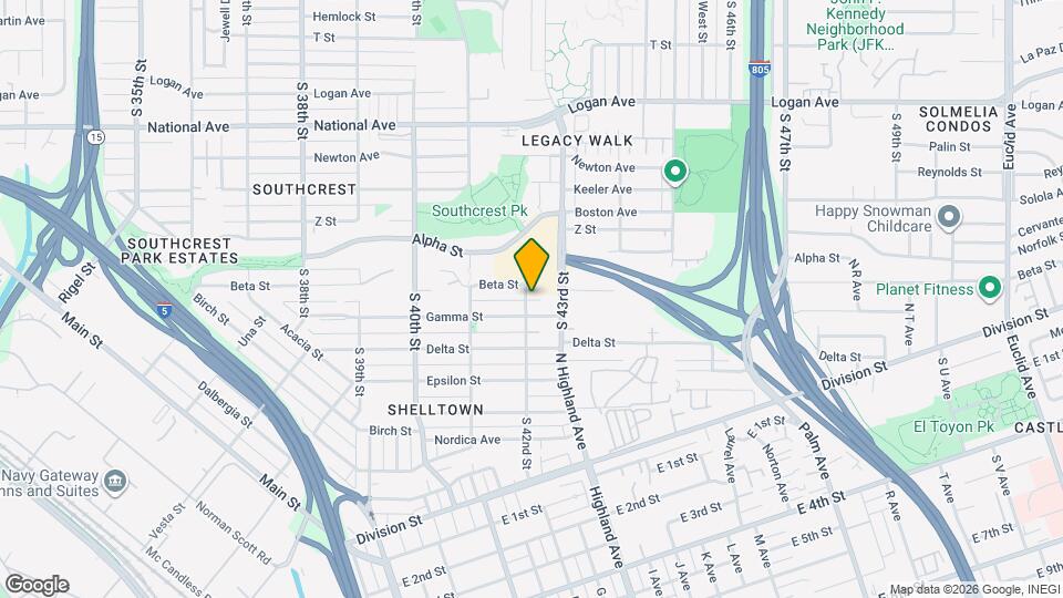 1521 S 42nd St Mapa y Detalles de la Ubicación