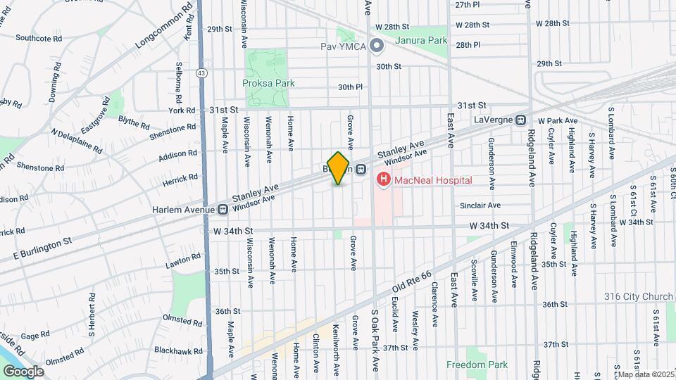 3249 S Kenilworth Ave Mapa y Detalles de la Ubicación