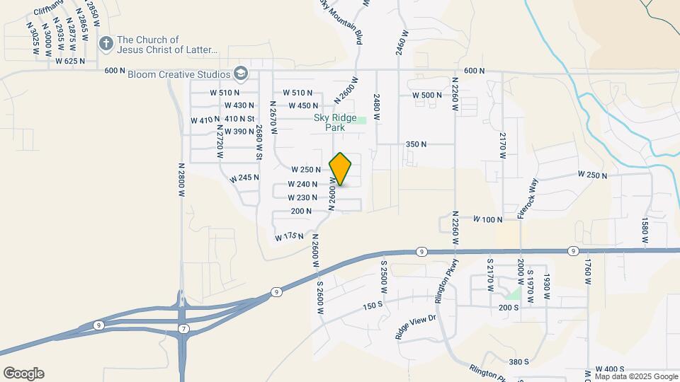 2583 W 235 N Map and Location Details