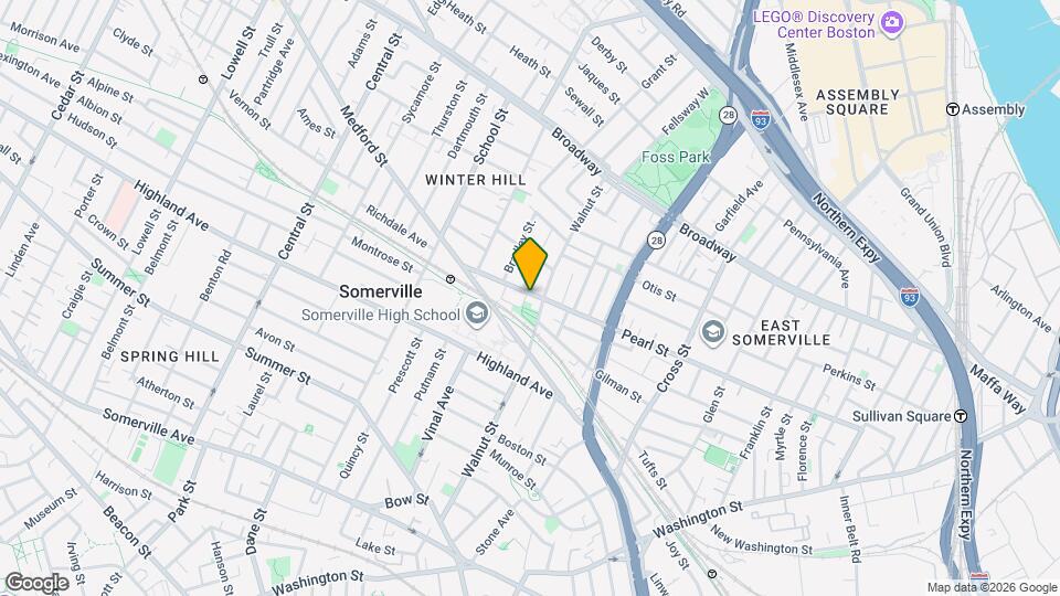 222 Pearl St Map and Location Details