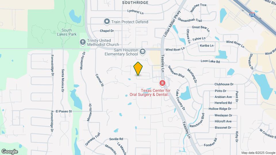 1127 Bent Oaks Dr Map and Location Details