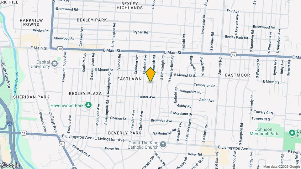 825 Kenwick Rd Map and Location Details