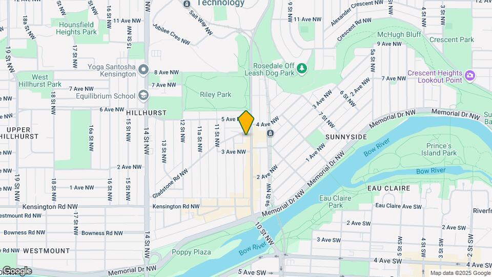1107 Gladstone Rd NW Map and Location Details
