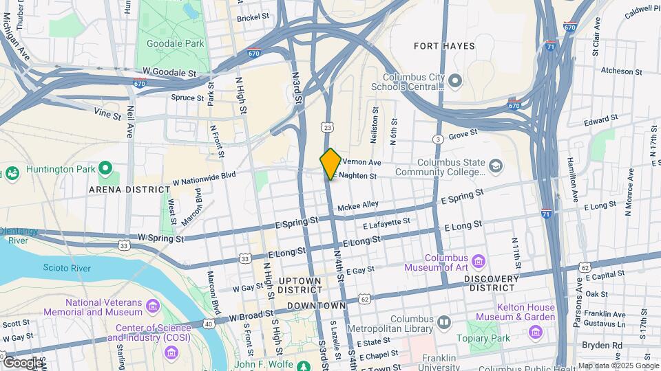 Stoddart Studio Apartments Map and Location Details