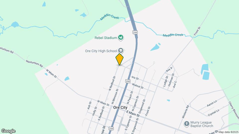 610 N Redbud St Map and Location Details