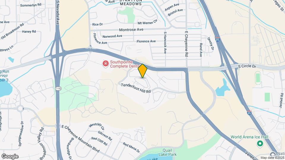 844 Tenderfoot Hill Rd Map and Location Details