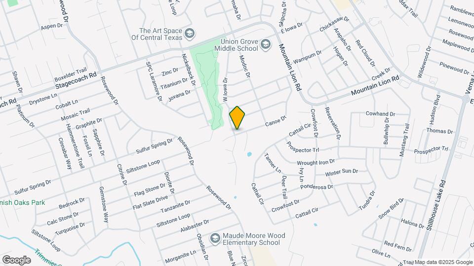 418 Canoe Dr Map and Location Details