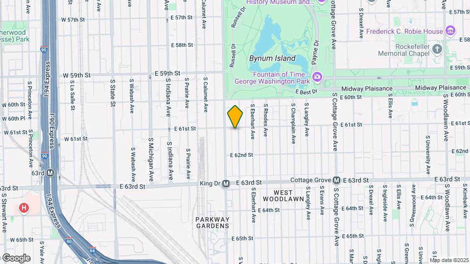 6108 S Vernon Ave Map and Location Details