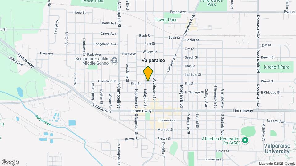 56 Erie St Map and Location Details