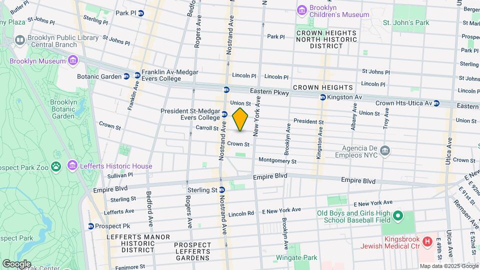 1222 Carroll St Map and Location Details