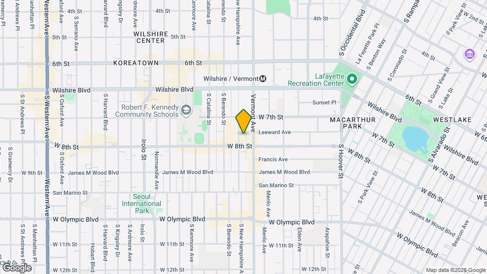 744 S New Hampshire Ave Map and Location Details