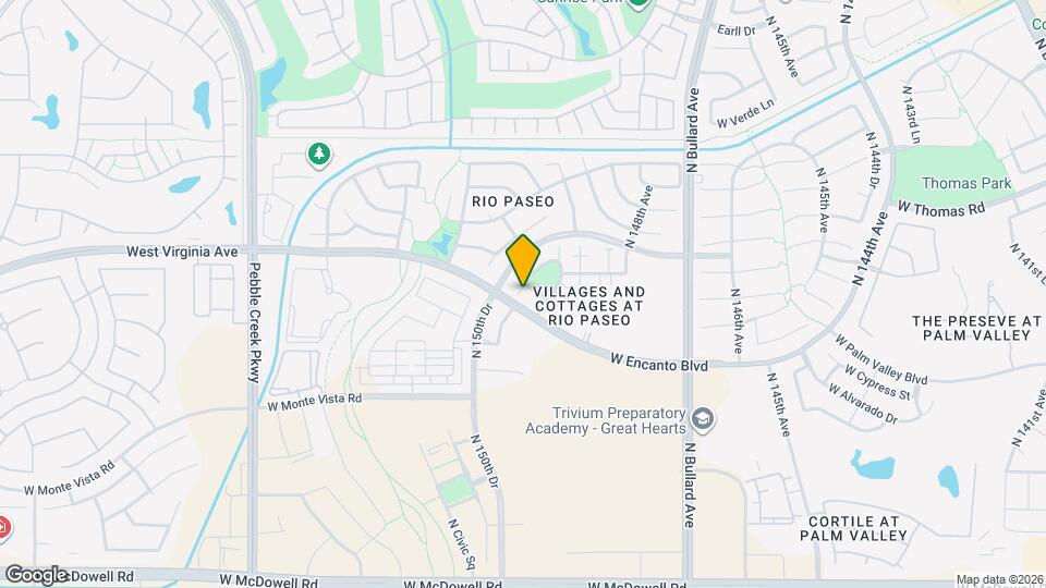 14989 W Wilshire Dr Map and Location Details