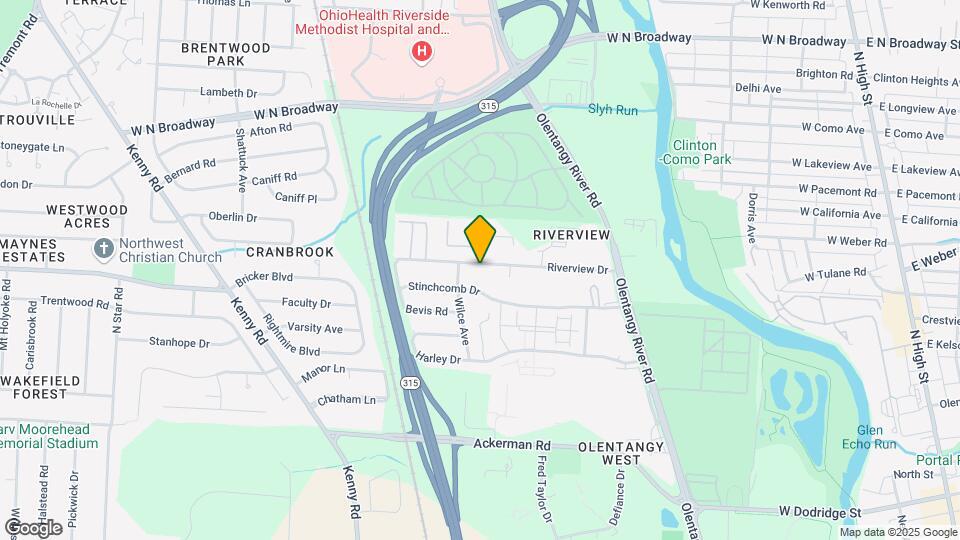 677 Riverview Dr Map and Location Details
