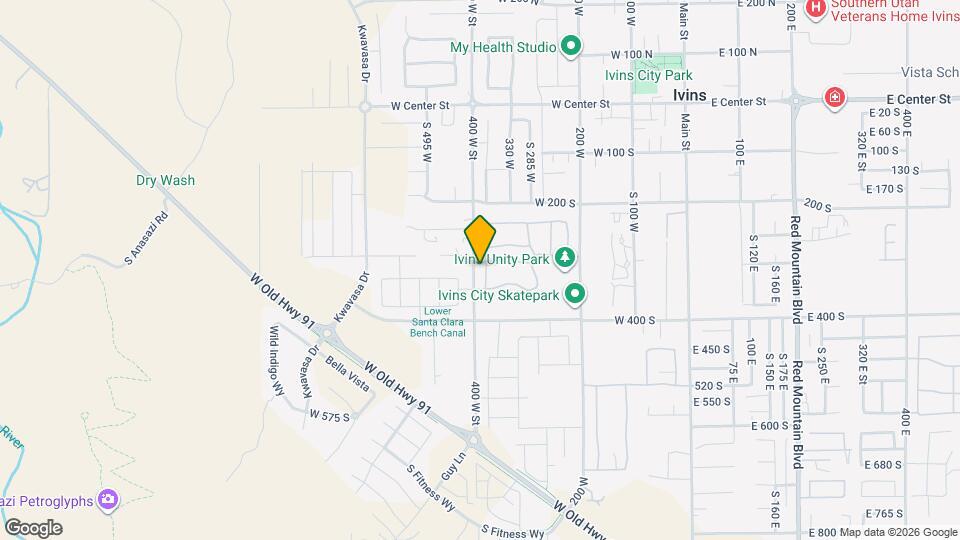 318 S 380 W Map and Location Details