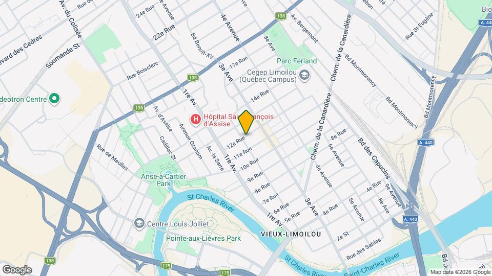 200, 12e Rue Map and Location Details