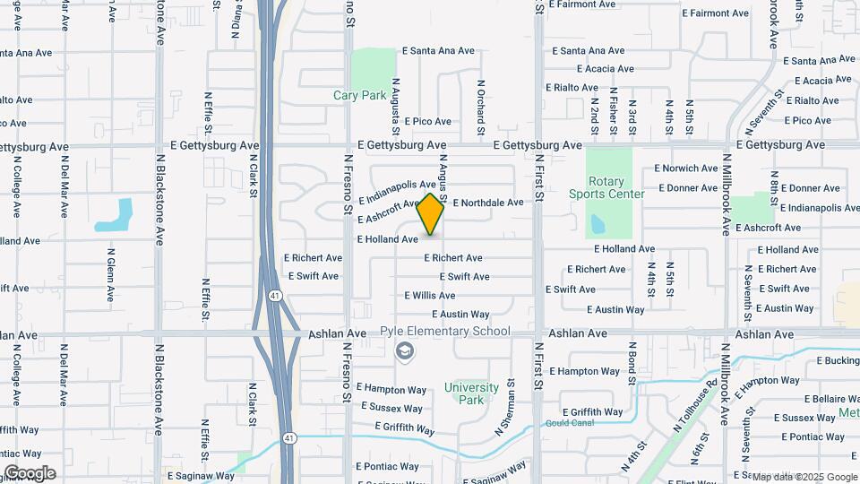 2822 E Holland Ave Map and Location Details