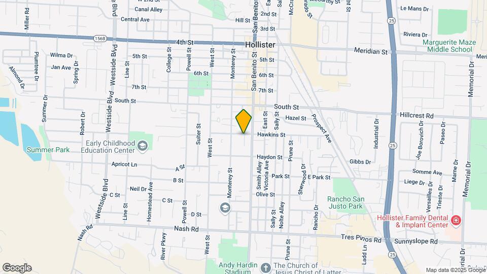 337 Hawkins St Mapa y Detalles de la Ubicación
