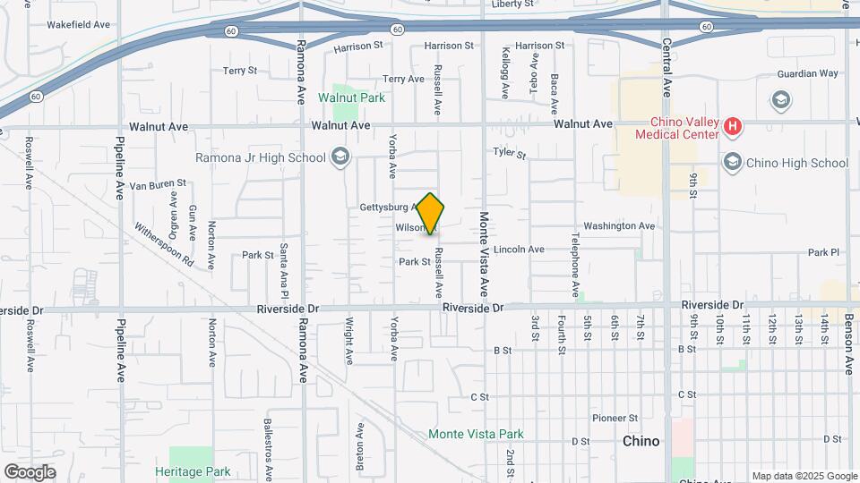 12758 Russell Ave Map and Location Details