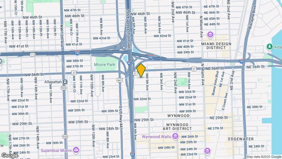 542 NW 35th St Map and Location Details