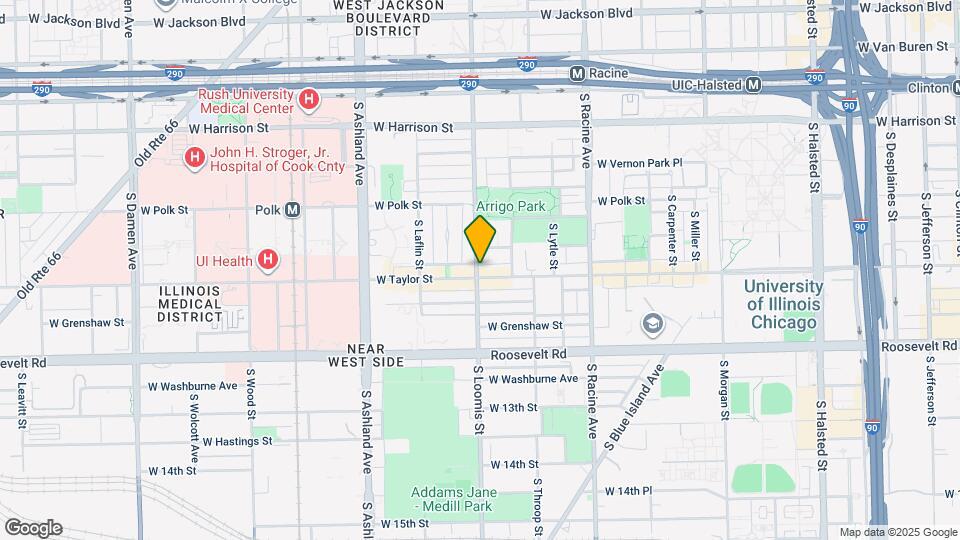 927-927 S Loomis St Mapa y Detalles de la Ubicación