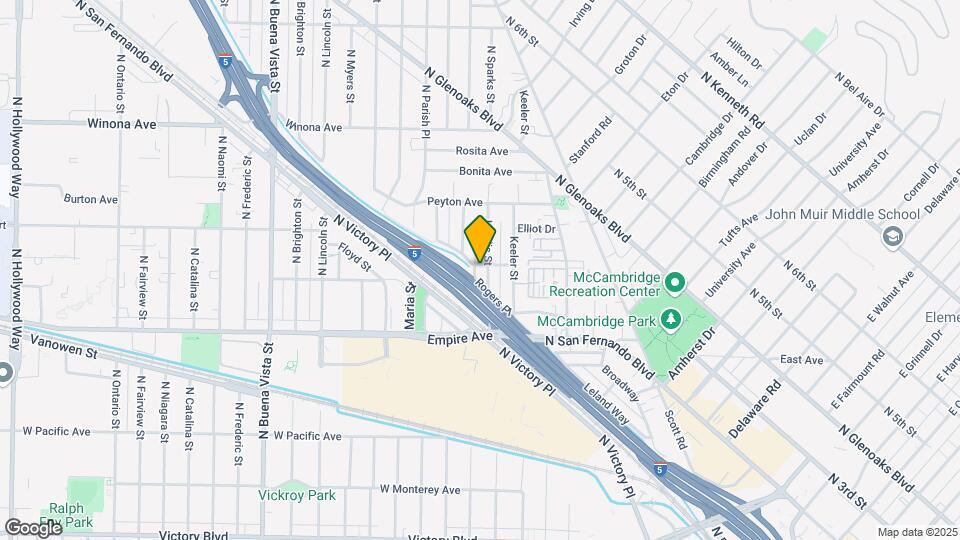 1723 Landis St Map and Location Details