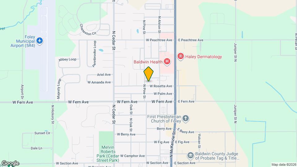 218 W Rosetta Ave Map and Location Details