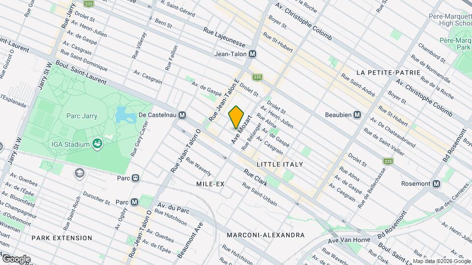 7005 Saint-Dominique Rue Map and Location Details