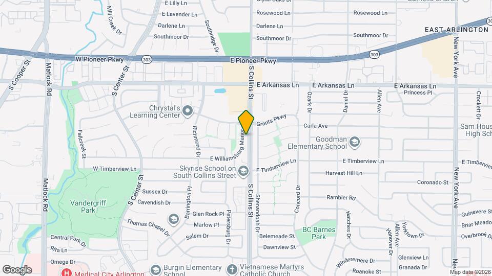 2509 E Williamsburg Manor Map and Location Details