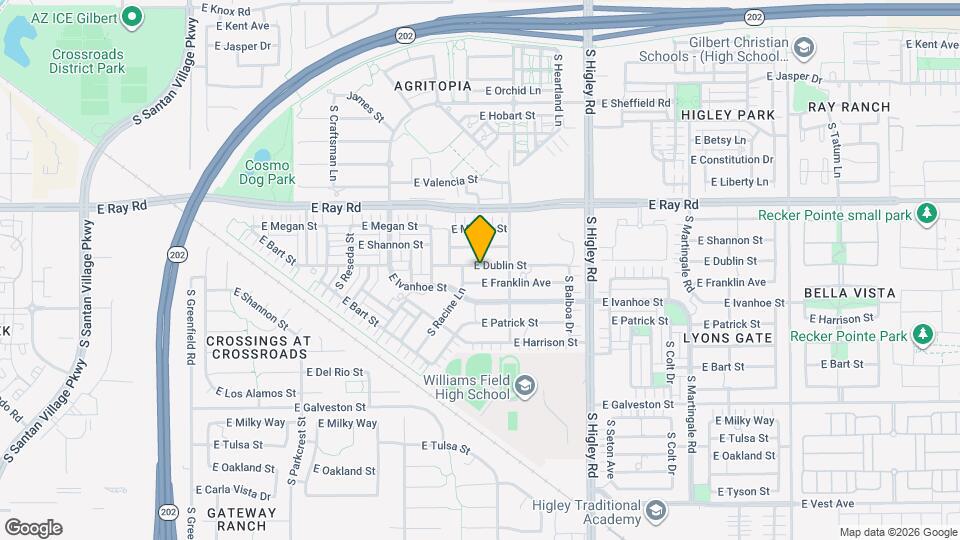 2981 E Dublin St Map and Location Details